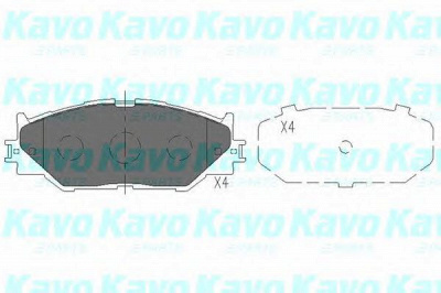 KAVO PARTS kbp9094 -  Комплект тормозных колодок, дисковый тормоз